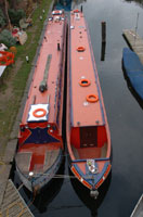 Our two narrowboats